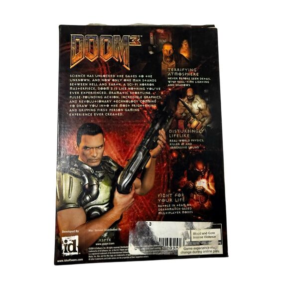 Doom 3 ID Software PC Mac Video Game CIB 2004 - Picture 2 of 4